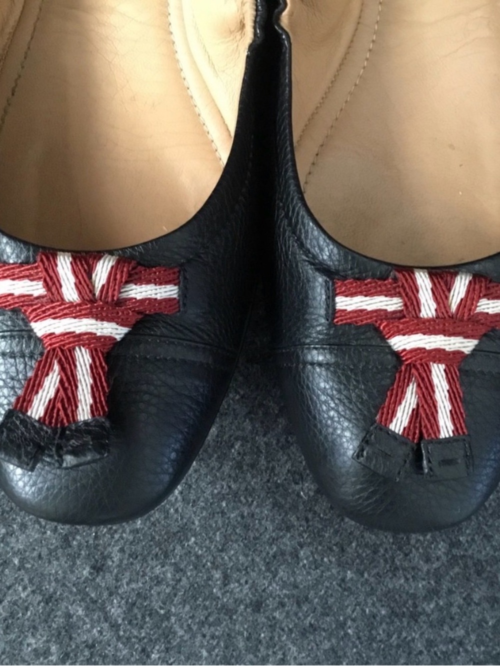 Bally CALF GRAINED flats